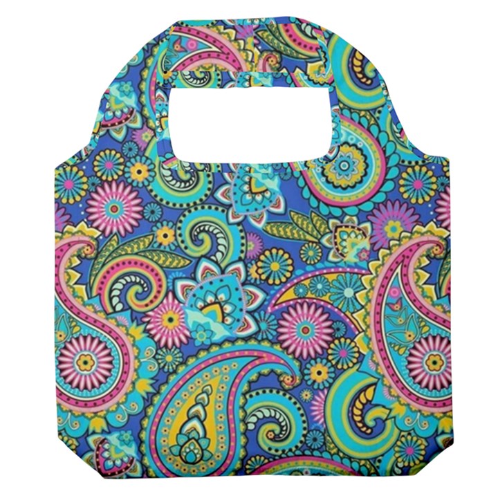 Patterns, Green Background, Texture Premium Foldable Grocery Recycle Bag