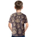 Paws Patterns, Creative, Footprints Patterns Kids  Cotton T-Shirt View2