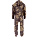 Paws Patterns, Creative, Footprints Patterns Hooded Jumpsuit (Men) View2