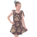 Paws Patterns, Creative, Footprints Patterns Kids  Tie Up Tunic Dress View1