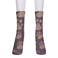 Paws Patterns, Creative, Footprints Patterns Crew Socks by nateshop