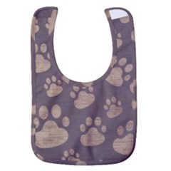 Paws Patterns, Creative, Footprints Patterns Baby Bib by nateshop