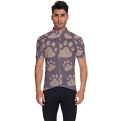 Paws Patterns, Creative, Footprints Patterns Men s Short Sleeve Cycling Jersey by nateshop