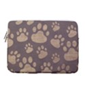 Paws Patterns, Creative, Footprints Patterns 15  Vertical Laptop Sleeve Case With Pocket View1