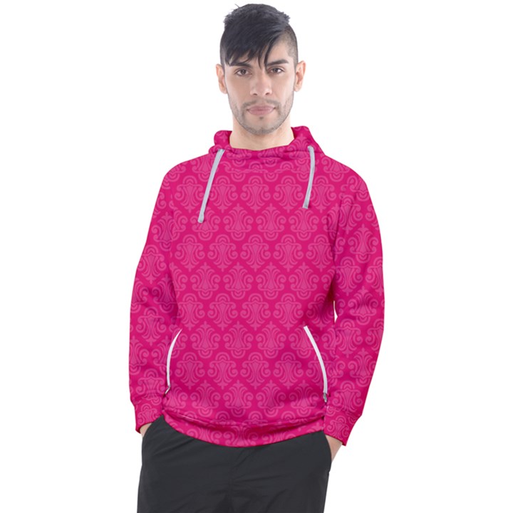 Pink Pattern, Abstract, Background, Bright, Desenho Men s Pullover Hoodie