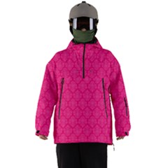 Pink Pattern, Abstract, Background, Bright, Desenho Men s Ski And Snowboard Waterproof Breathable Jacket