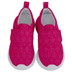 Pink Pattern, Abstract, Background, Bright, Desenho Kids  Velcro No Lace Shoes by nateshop