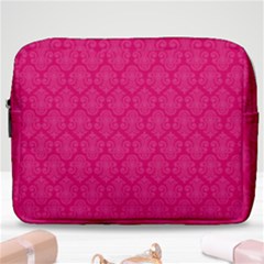 Pink Pattern, Abstract, Background, Bright, Desenho Make Up Pouch (large) by nateshop