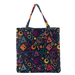 Random, Abstract, Forma, Cube, Triangle, Creative Grocery Tote Bag