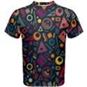 Random, Abstract, Forma, Cube, Triangle, Creative Men s Cotton T-Shirt View1