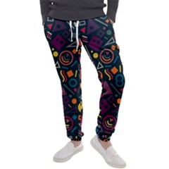 Random, Abstract, Forma, Cube, Triangle, Creative Men s Jogger Sweatpants