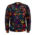 Random, Abstract, Forma, Cube, Triangle, Creative Men s Sweatshirt View1