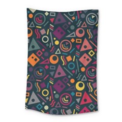 Random, Abstract, Forma, Cube, Triangle, Creative Small Tapestry