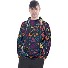 Random, Abstract, Forma, Cube, Triangle, Creative Men s Pullover Hoodie