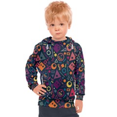 Random, Abstract, Forma, Cube, Triangle, Creative Kids  Hooded Pullover by nateshop