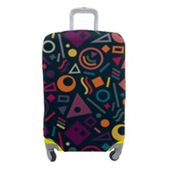 Random, Abstract, Forma, Cube, Triangle, Creative Luggage Cover (small) by nateshop