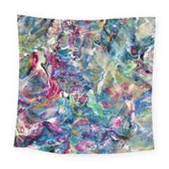 Abstract Confluence Square Tapestry (large) by kaleidomarblingart