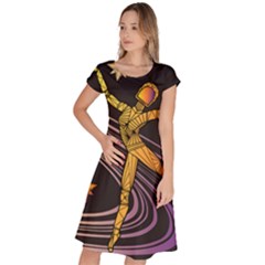 Afrobotica? Rings Short Sleeve Dress by 3210