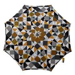 Pattern Tile Squares Triangles Seamless Geometry Hook Handle Umbrellas (medium)