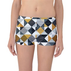 Pattern Tile Squares Triangles Seamless Geometry Boyleg Bikini Bottoms