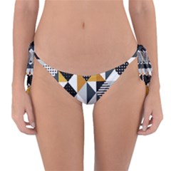 Pattern Tile Squares Triangles Seamless Geometry Reversible Bikini Bottoms