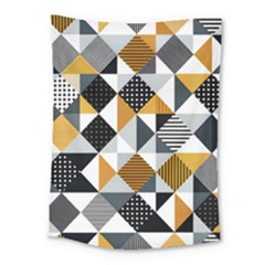 Pattern Tile Squares Triangles Seamless Geometry Medium Tapestry