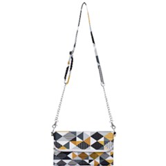 Pattern Tile Squares Triangles Seamless Geometry Mini Crossbody Handbag