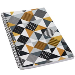 Pattern Tile Squares Triangles Seamless Geometry 5 5  X 8 5  Notebook