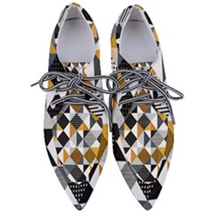 Pattern Tile Squares Triangles Seamless Geometry Pointed Oxford Shoes