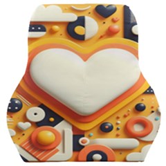 Valentine s Day Design Heart Love Poster Decor Romance Postcard Youth Fun Car Seat Back Cushion 