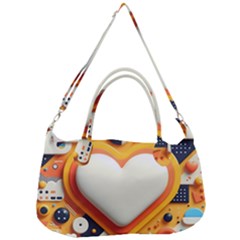 Valentine s Day Design Heart Love Poster Decor Romance Postcard Youth Fun Removable Strap Handbag