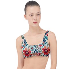 Flowers Flora Floral Background Pattern Nature Seamless Bloom Background Wallpaper Spring The Little Details Bikini Top