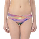 Field Valley Nature Meadows Flowers Dawn Landscape Hipster Bikini Bottoms View1