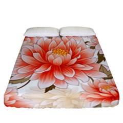 Flowers Plants Sample Design Rose Garden Flower Decoration Love Romance Bouquet Fitted Sheet (california King Size)