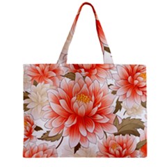 Flowers Plants Sample Design Rose Garden Flower Decoration Love Romance Bouquet Zipper Mini Tote Bag