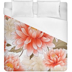 Flowers Plants Sample Design Rose Garden Flower Decoration Love Romance Bouquet Duvet Cover (king Size)