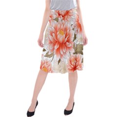 Flowers Plants Sample Design Rose Garden Flower Decoration Love Romance Bouquet Midi Beach Skirt