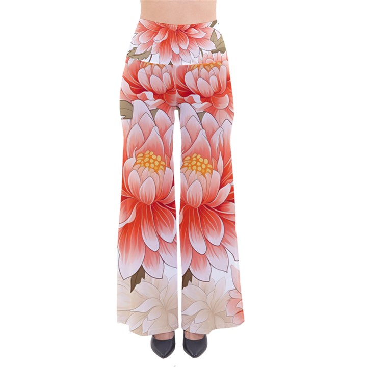 Flowers Plants Sample Design Rose Garden Flower Decoration Love Romance Bouquet So Vintage Palazzo Pants