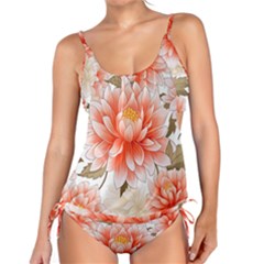 Flowers Plants Sample Design Rose Garden Flower Decoration Love Romance Bouquet Tankini Set