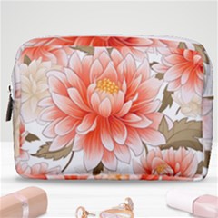 Flowers Plants Sample Design Rose Garden Flower Decoration Love Romance Bouquet Make Up Pouch (medium)