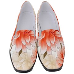 Flowers Plants Sample Design Rose Garden Flower Decoration Love Romance Bouquet Women s Classic Loafer Heels