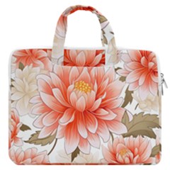 Flowers Plants Sample Design Rose Garden Flower Decoration Love Romance Bouquet Macbook Pro 15  Double Pocket Laptop Bag 