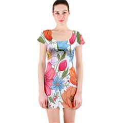 Flowers Plants Bouquets Decor Flower Decoration Garden Flower Shop Scent Romance Wallpaper Nature Short Sleeve Bodycon Dress