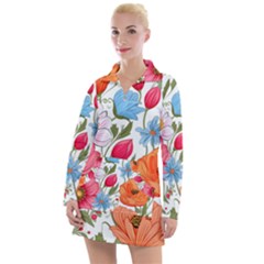 Flowers Plants Bouquets Decor Flower Decoration Garden Flower Shop Scent Romance Wallpaper Nature Women s Long Sleeve Casual Dress by Maspions