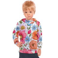 Flowers Plants Bouquets Decor Flower Decoration Garden Flower Shop Scent Romance Wallpaper Nature Kids  Hooded Pullover by Maspions