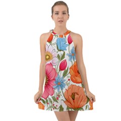 Flowers Plants Bouquets Decor Flower Decoration Garden Flower Shop Scent Romance Wallpaper Nature Halter Tie Back Chiffon Dress