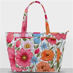 Flowers Plants Bouquets Decor Flower Decoration Garden Flower Shop Scent Romance Wallpaper Nature Back Pocket Shoulder Bag 