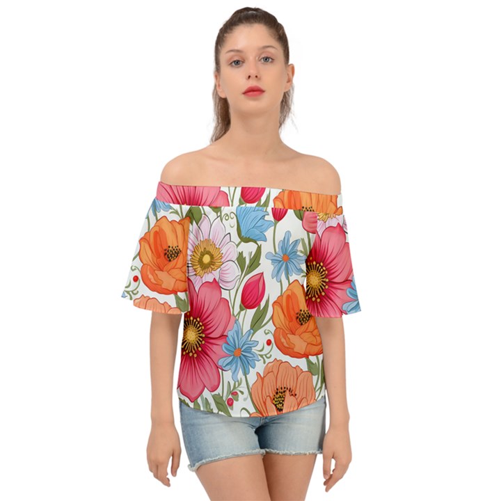 Flowers Plants Bouquets Decor Flower Decoration Garden Flower Shop Scent Romance Wallpaper Nature Off Shoulder Short Sleeve Top