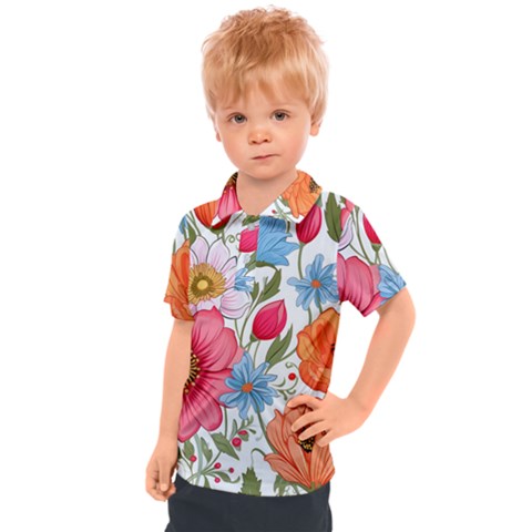 Flowers Plants Bouquets Decor Flower Decoration Garden Flower Shop Scent Romance Wallpaper Nature Kids  Polo T-shirt by Maspions