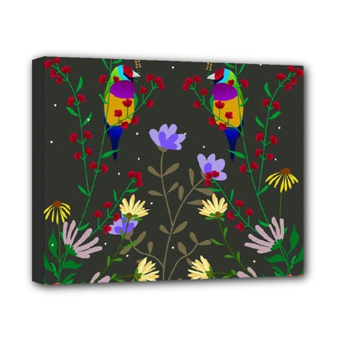 Bird Flower Plant Nature Canvas 10  X 8  (stretched)